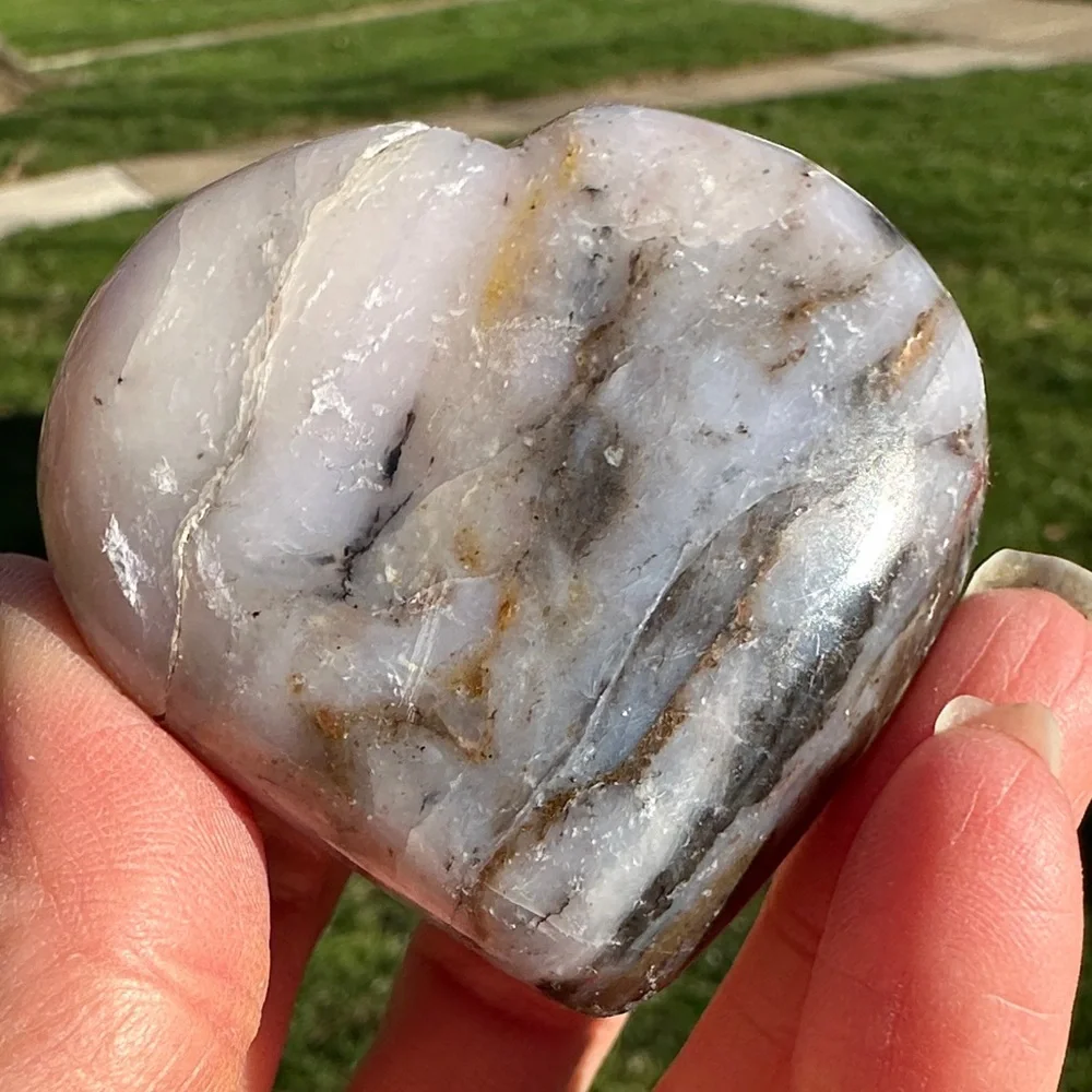 Genuine 479.00 Cts Pink Opal Healing Heart - Picture 4 of 16